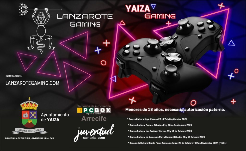 El Yaiza Gaming enciende consolas para el primer encuentro esports que recorre el municipio