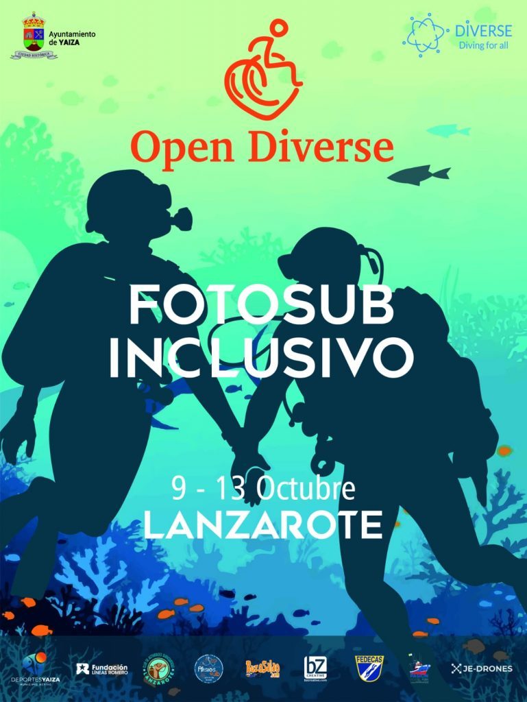 Yaiza presenta este viernes un nuevo evento inclusivo de fotografía submarina