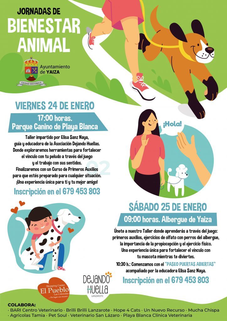 Yaiza invita el fin de semana a nuevas jornadas de bienestar animal