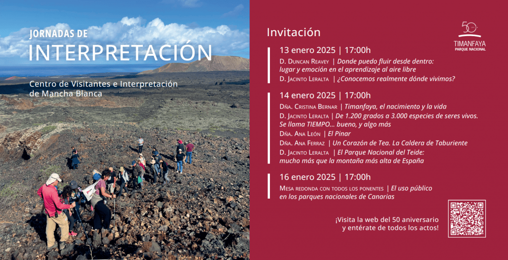 La educación ambiental y la interpretación del patrimonio protagonizan las actividades de enero en Timanfaya