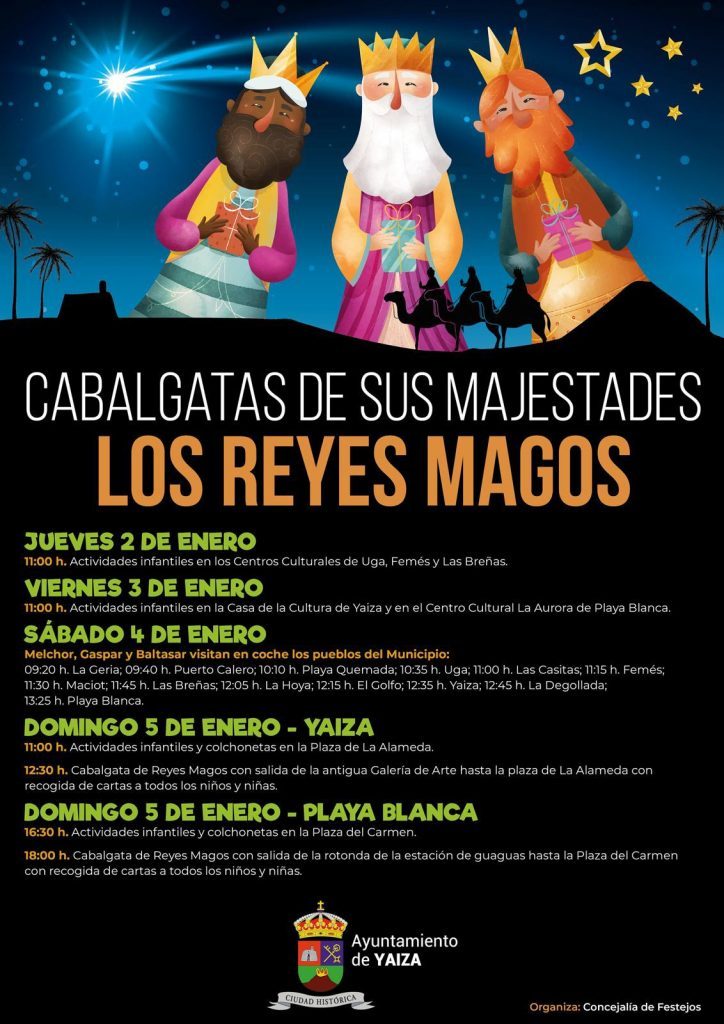 Yaiza invita a seguir la ruta mágica de los Reyes por el sur de Lanzarote