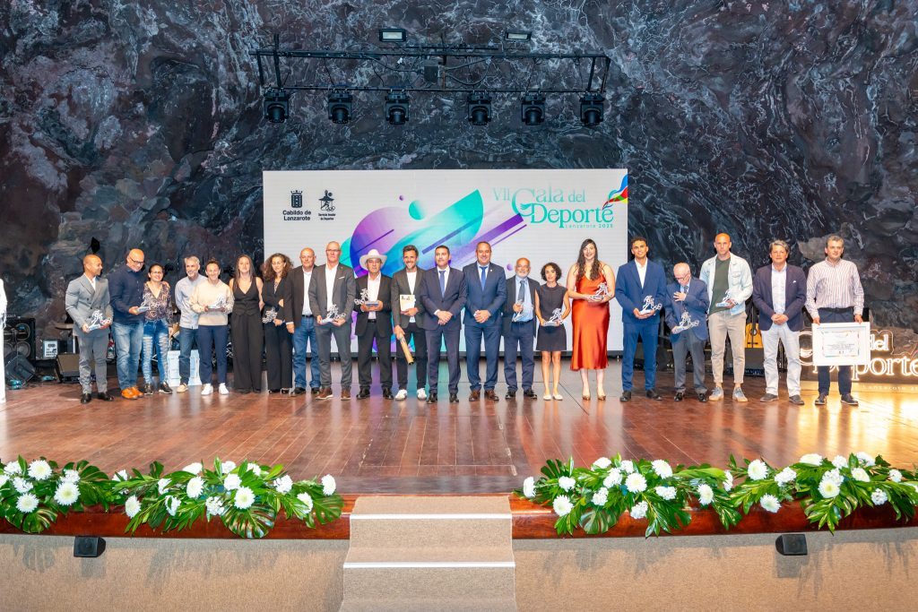 Carolina Bravo, Ray Zapata, el Unión Sur Yaiza y el CDO Marítima, ganadores de la VII Gala del Deporte de Lanzarote