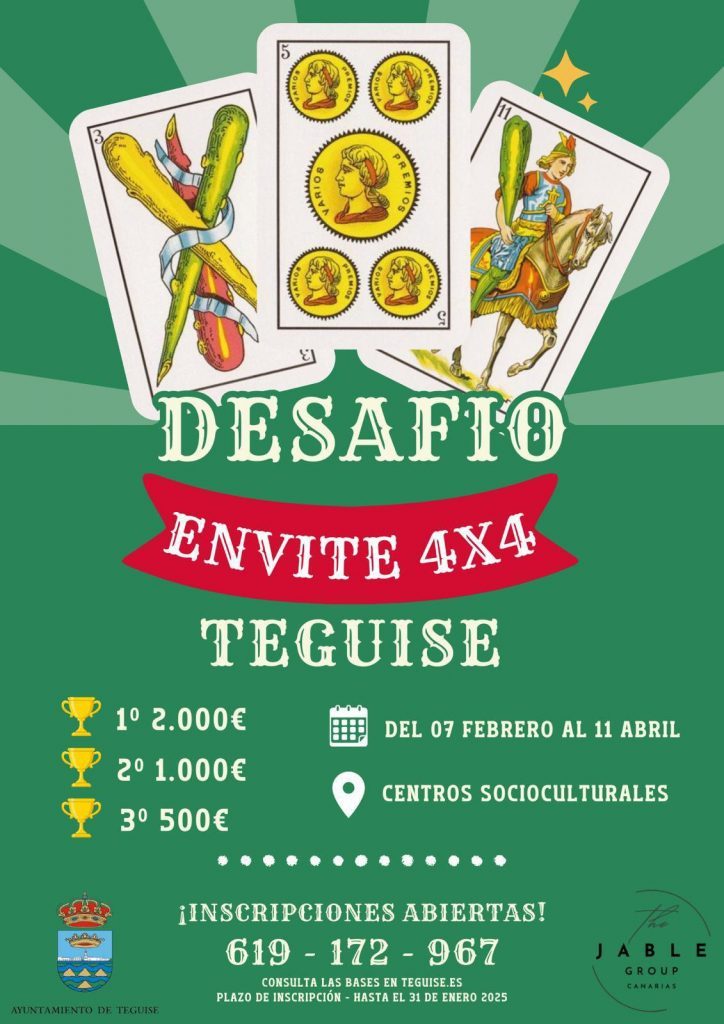 Teguise apuesta por mantener la tradición del envite canario con una liguilla en sus centros socioculturales