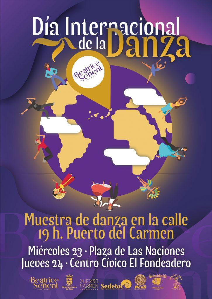 Tías celebra el Día Internacional de la Danza con cientos de bailarines en el Pabellón Municipal