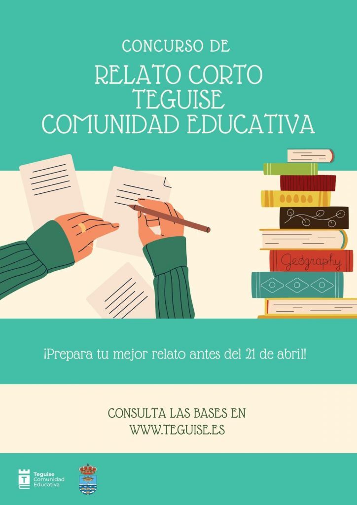 El Ayuntamiento de Teguise abre la convocatoria para el concurso escolar de cuento y relato corto