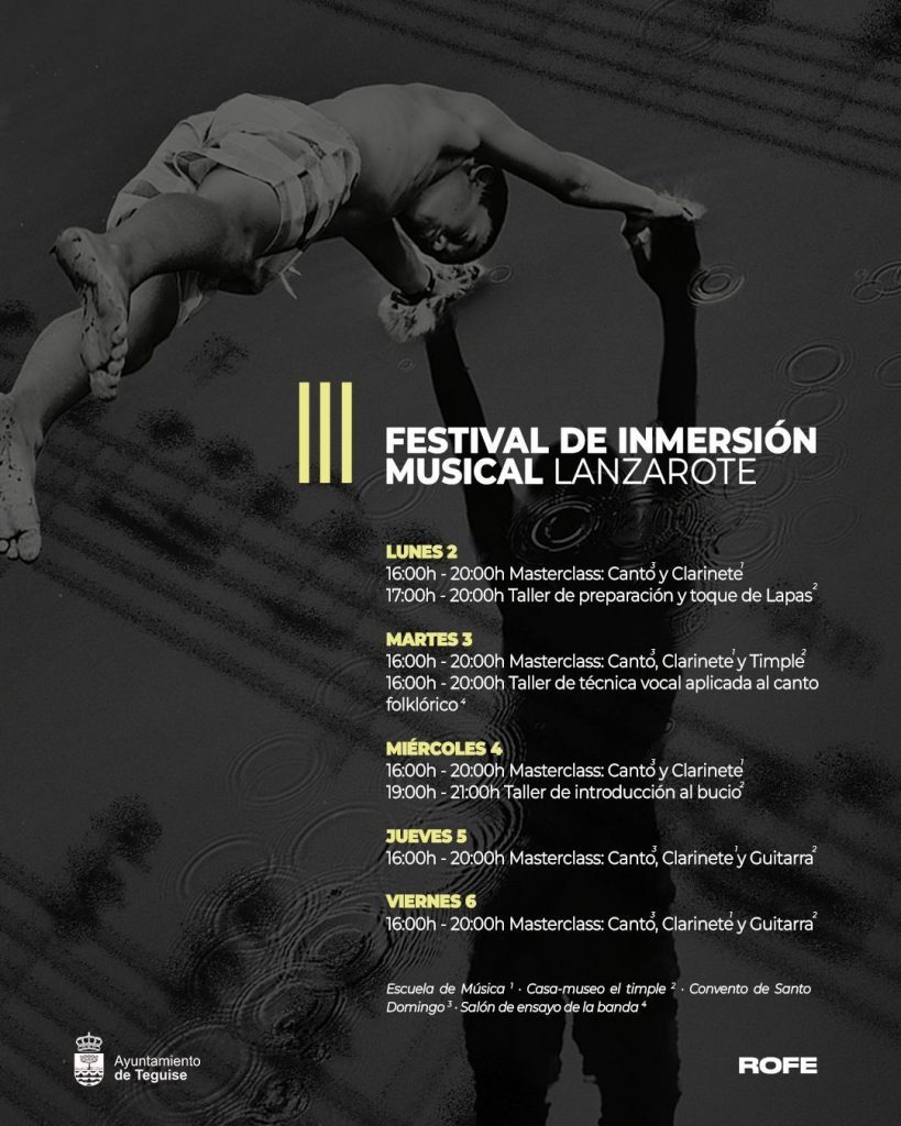 La nueva edición del Festival de Inmersión Musical Lanzarote regresa a Teguise para promover la identidad canaria