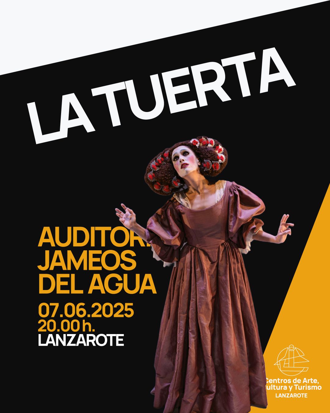 Los Centros de Arte, Cultura y Turismo de Lanzarote consolidan su apuesta por el teatro contemporáneo con “La Tuerta” en Jameos del Agua