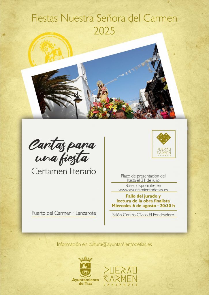 Abierto el plazo del certamen literario de cartas para las fiestas de Puerto del Carmen