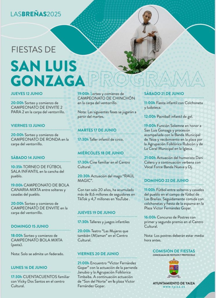Programa Fiestas de Las Breñas