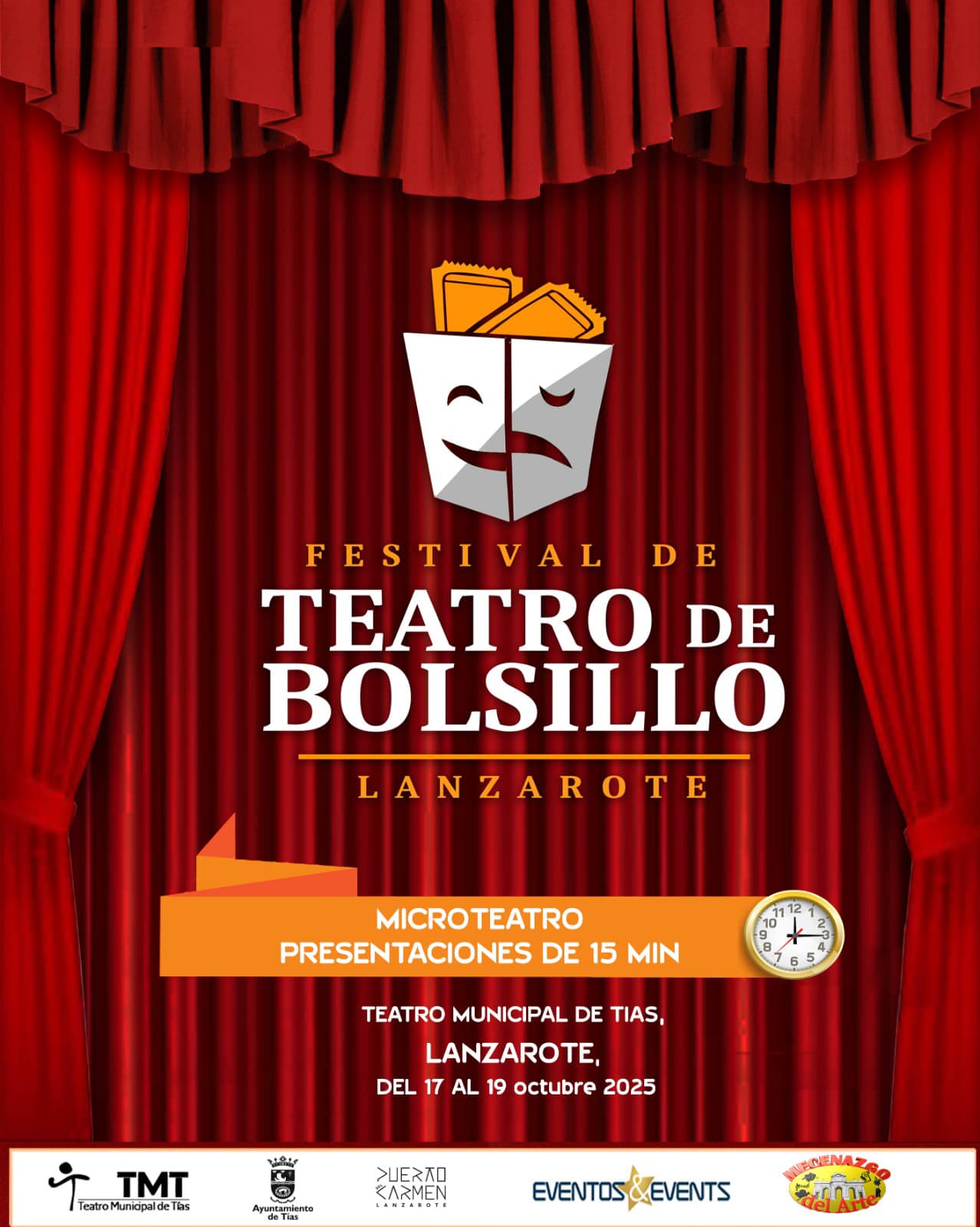 El Festival Internacional de Teatro de Bolsillo vuelve a Tías en octubre