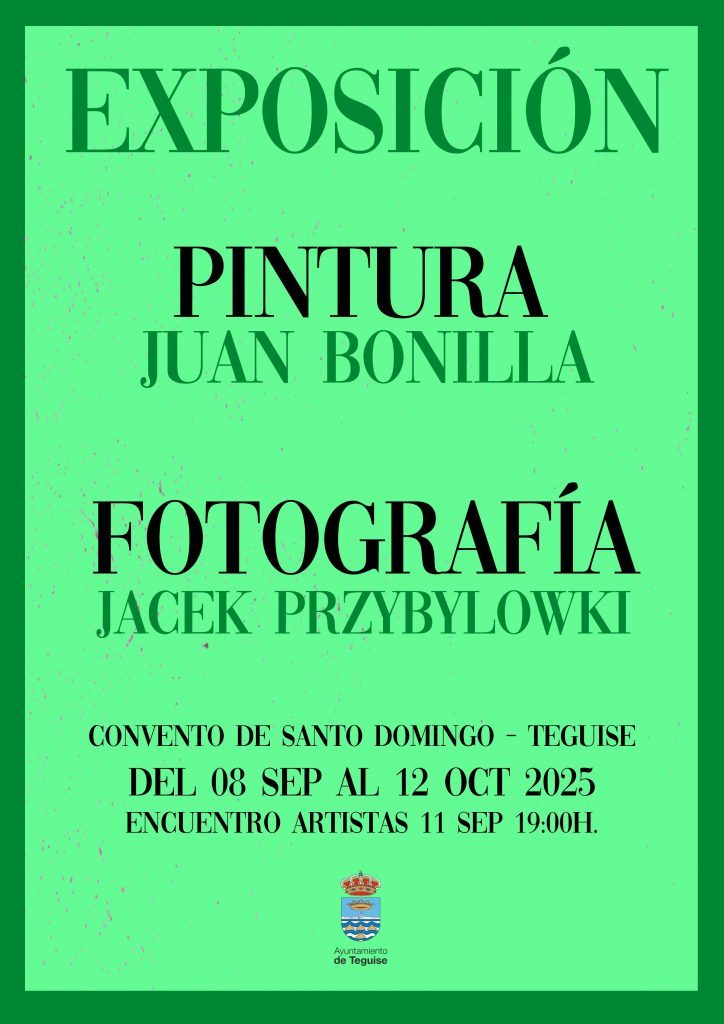 El Ayuntamiento de Teguise presenta una nueva exposición de arte contemporáneo en el Convento de Santo Domingo