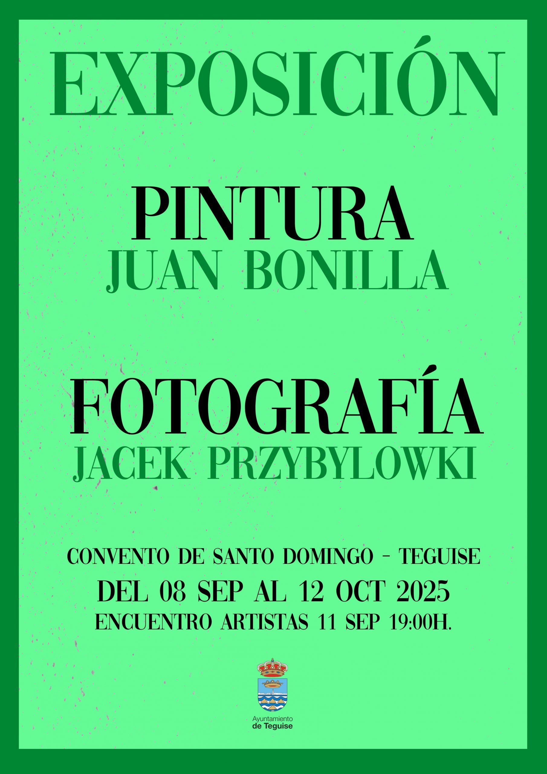 El Ayuntamiento de Teguise presenta una nueva exposición de arte contemporáneo en el Convento de Santo Domingo