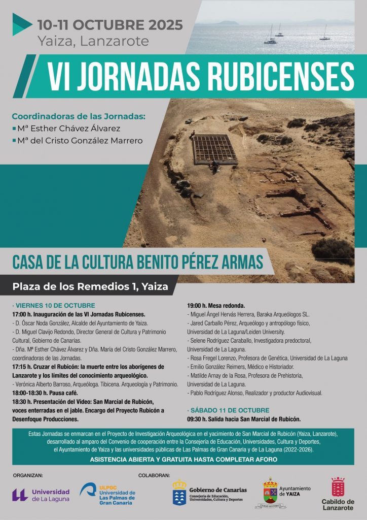 Jornadas Rubicenses este viernes 10 y sábado 11 de octubre en Yaiza