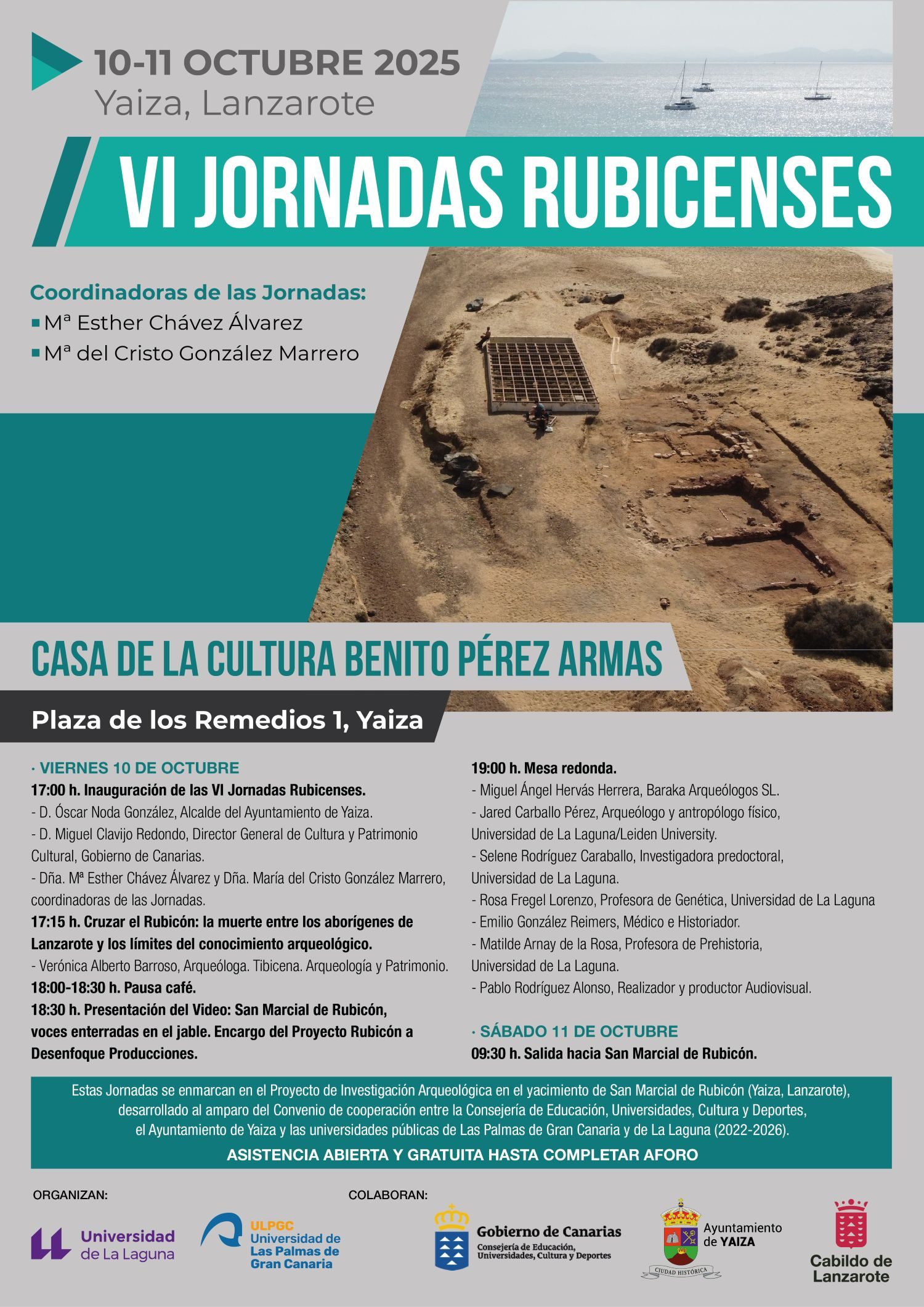 Jornadas Rubicenses este viernes 10 y sábado 11 de octubre en Yaiza