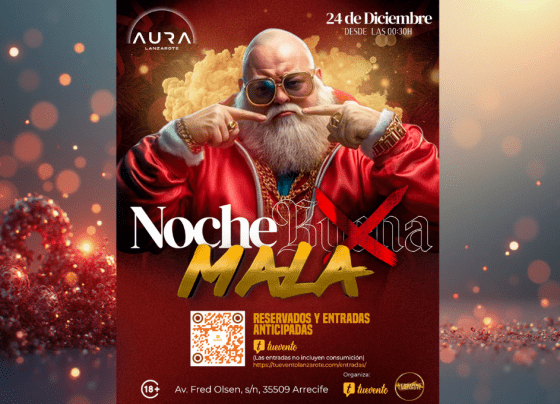 Cartel horizontal - Noche buena/mala