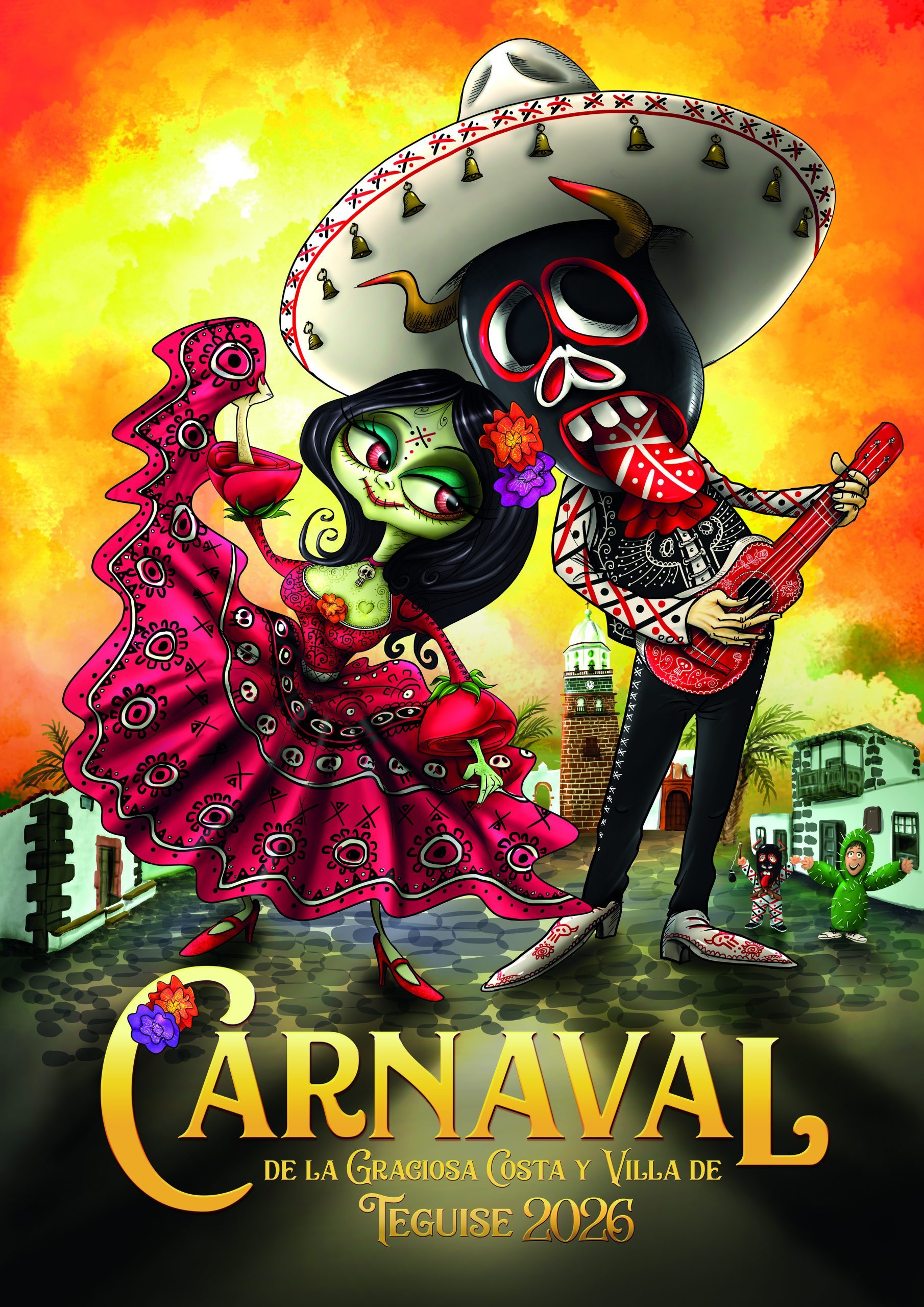 “Serenata”, de Luis Ángel Argota Martín, será la imagen del Carnaval de La Graciosa, Costa y Villa de Teguise 2026