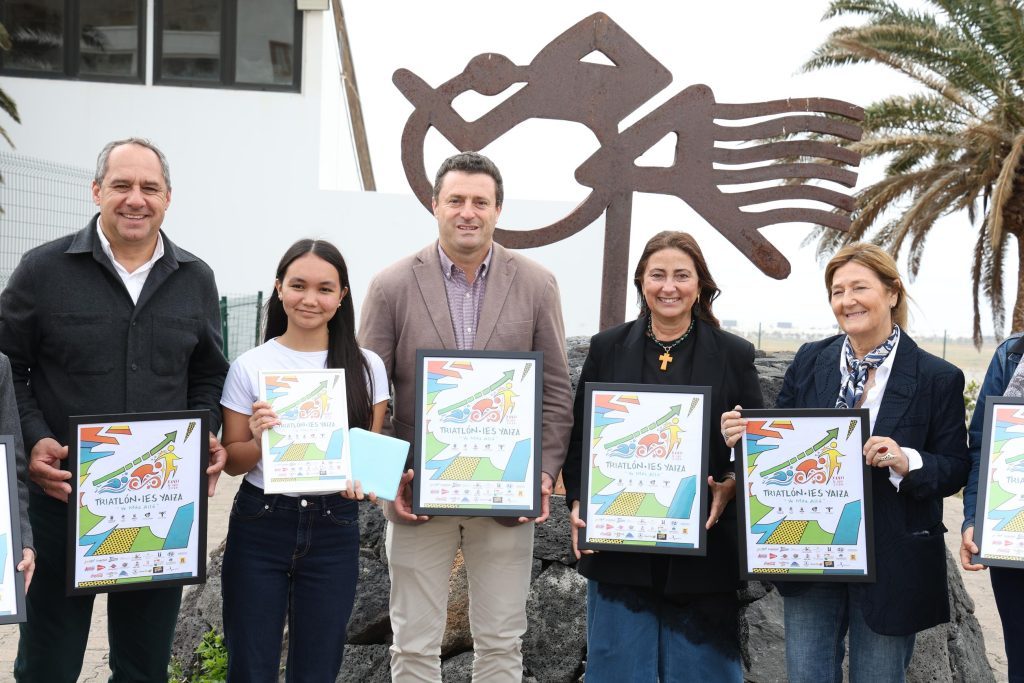 El Cabildo de Lanzarote apoya un año más la celebración del Triatlón IES Yaiza