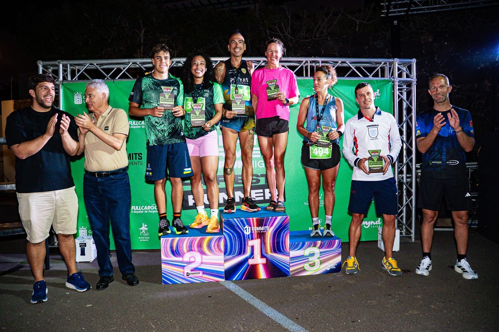 Puerto del Carmen vibra con luz, música y deporte en la III Music Run Night, que reunió a 500 corredores