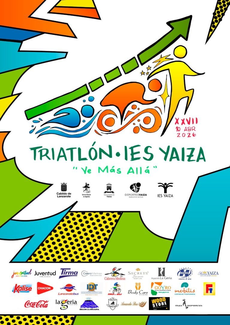 Cartel Triatlón IES Yaiza