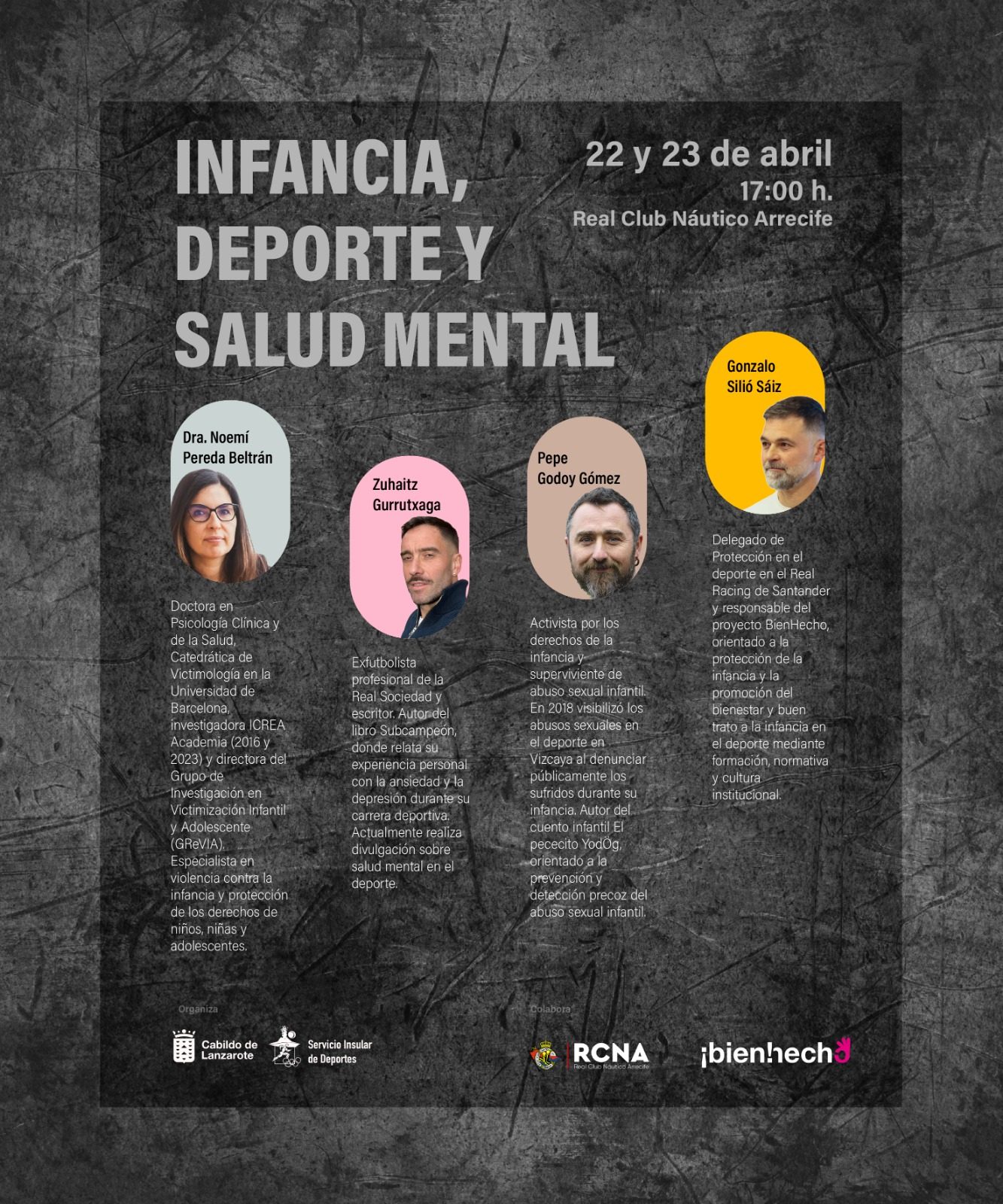 El Servicio Insular de Deportes organiza el encuentro “Infancia, Deporte y Salud Mental”