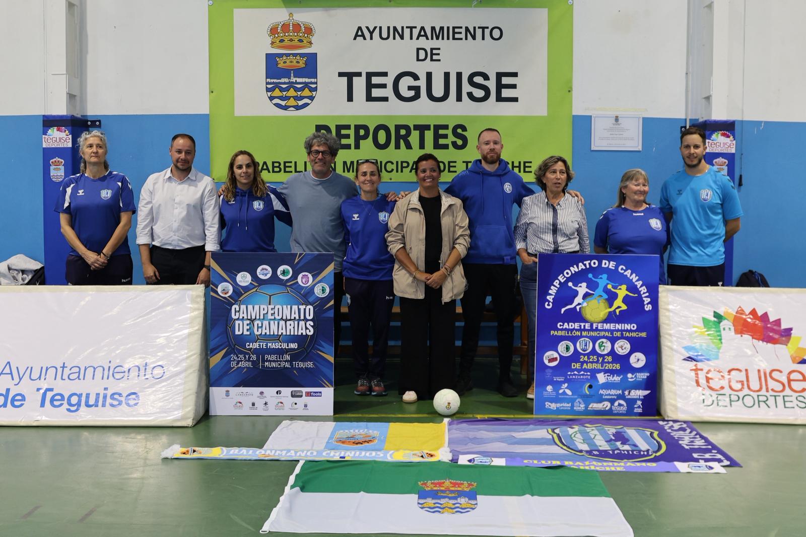 Teguise acoge este fin de semana los campeonatos de balonmano de Canarias en la categoría cadete