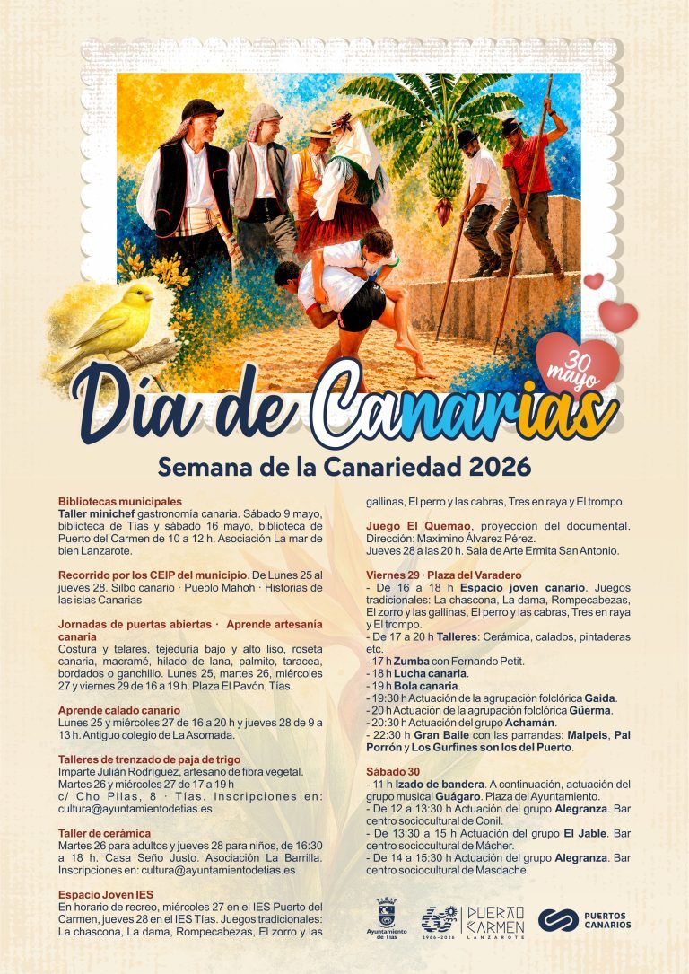 25 may Día de Canarias 2026