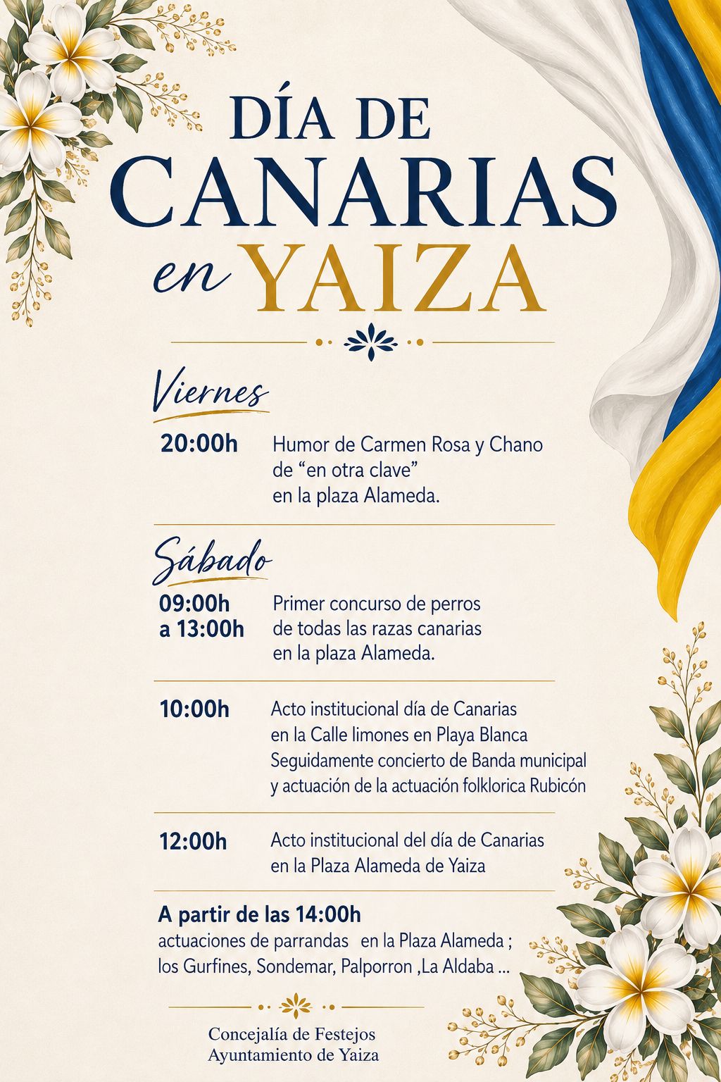Yaiza celebra por partida doble: Día de Canarias y Feria del Queso