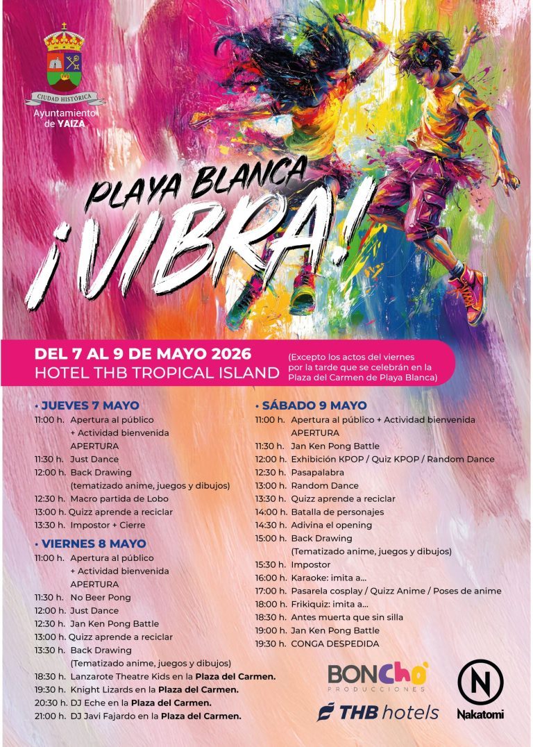 Playa Blanca Vibra Programación 2026