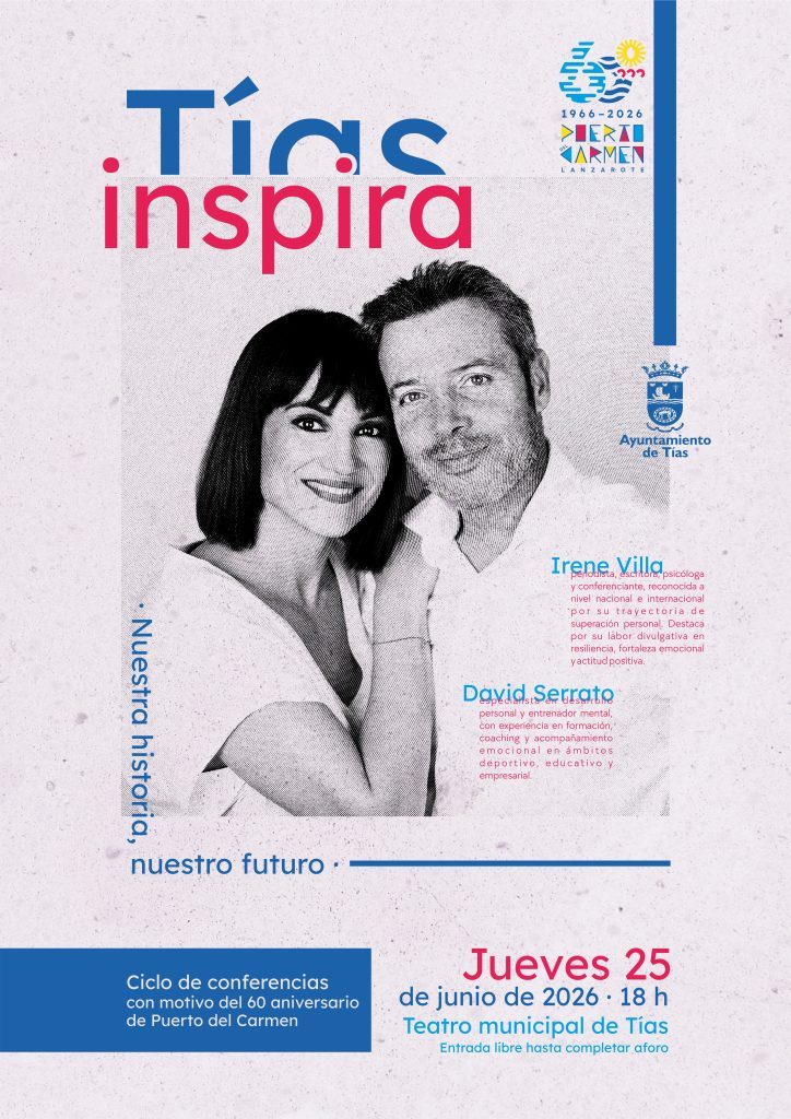 Irene Villa y David Serrato participan en “Tías Inspira” del 60 aniversario de Puerto del Carmen