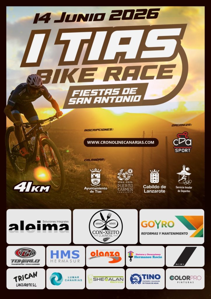 Tías acoge la I TÍAS BIKE RACE 2026