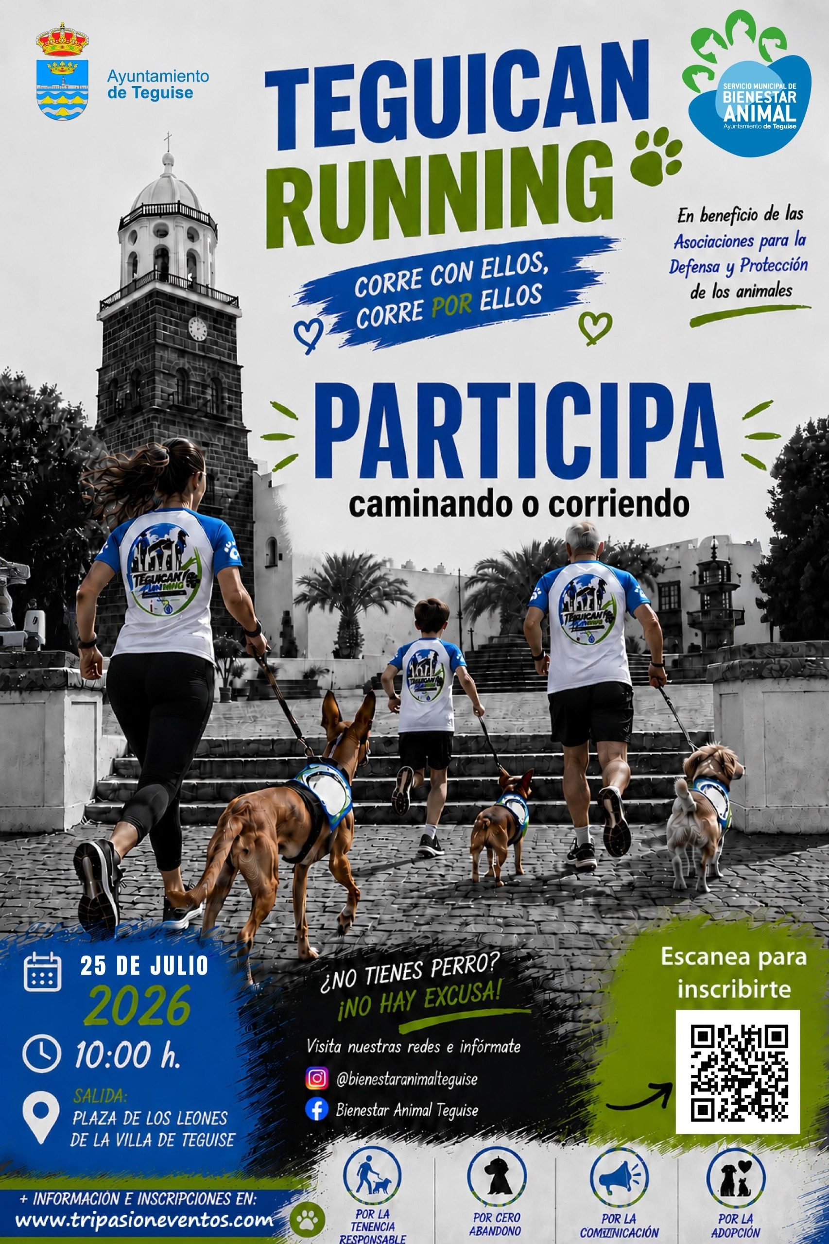 La Villa de Teguise acogerá la primera edición de la Teguican Running