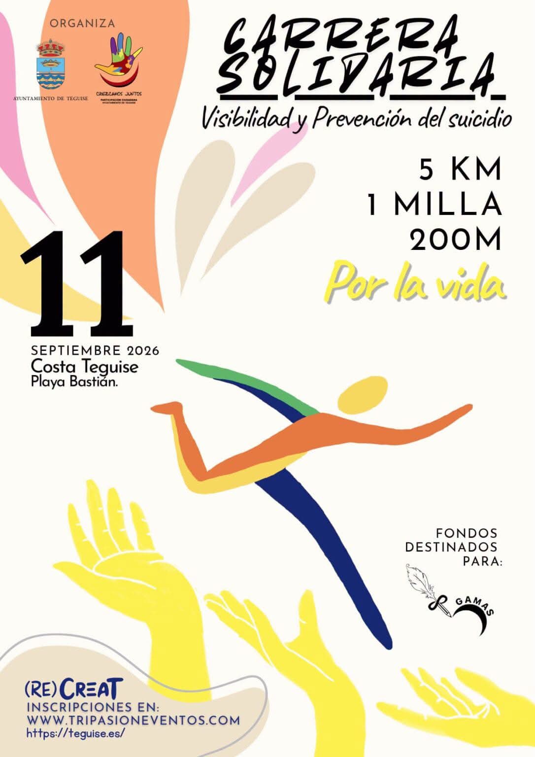 Teguise vuelve a correr “Por la vida” en una jornada de deporte y solidaridad