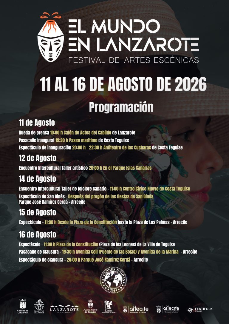 Cartel El Mundo en Lanzarote Programación