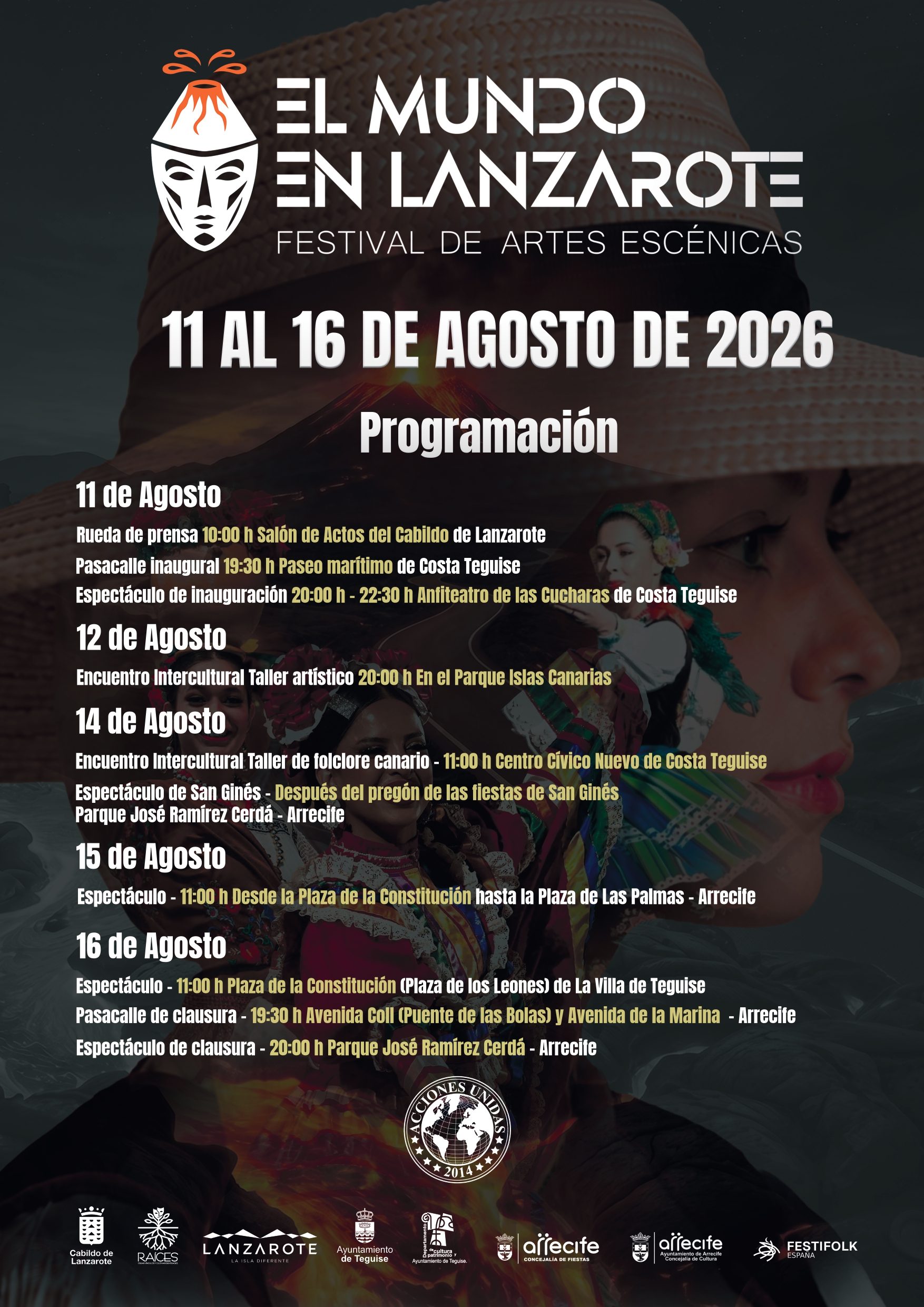 Teguise se suma al Festival “El Mundo en Lanzarote” con una programación dedicada al encuentro entre culturas