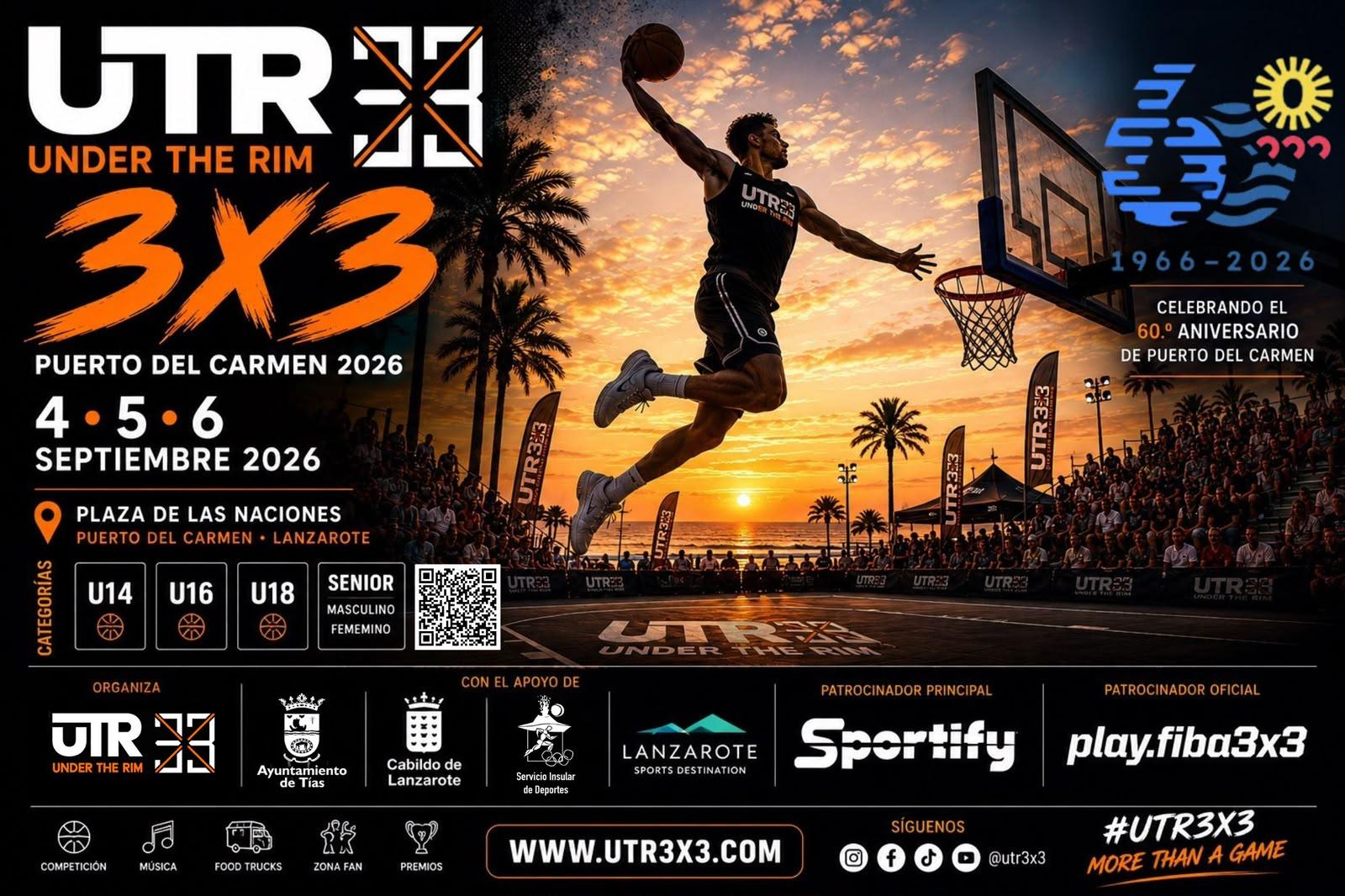 El torneo de baloncesto Under the Rim 3×3 vivirá el viernes una jornada familiar de puertas abiertas