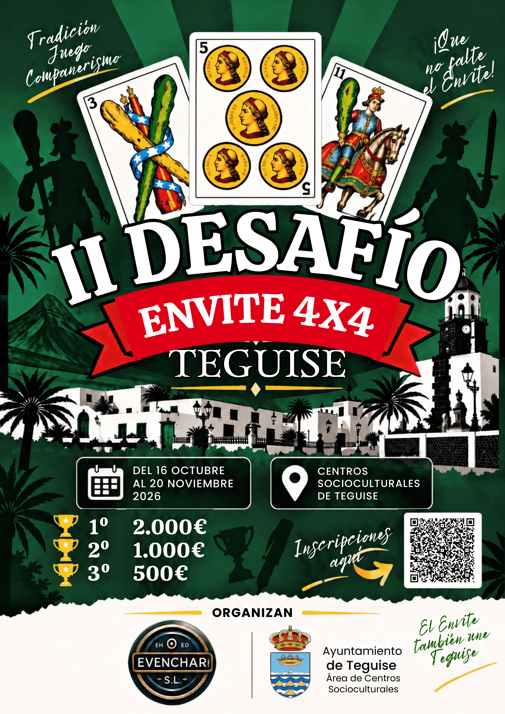 Teguise refuerza su apuesta por los juegos tradicionales con el II Desafío Envite