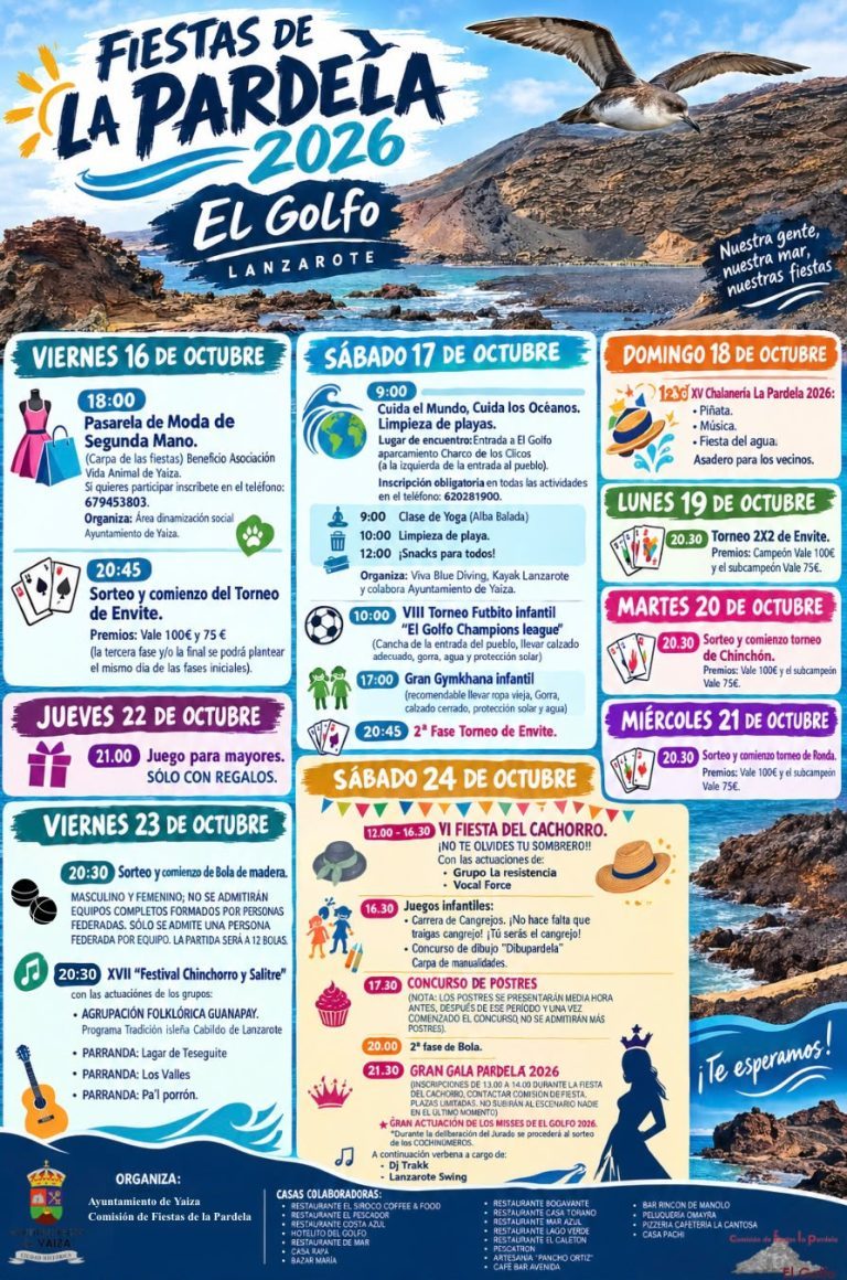 Programa Fiestas de El Golfo